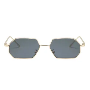 نظارات شمسية حسب الطلب 2022 العصرية . Custom Sunglasses 2022 Fashion Metal Hexagon Sun