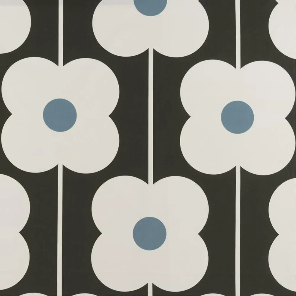 Abacus Flower in powder blue fabric