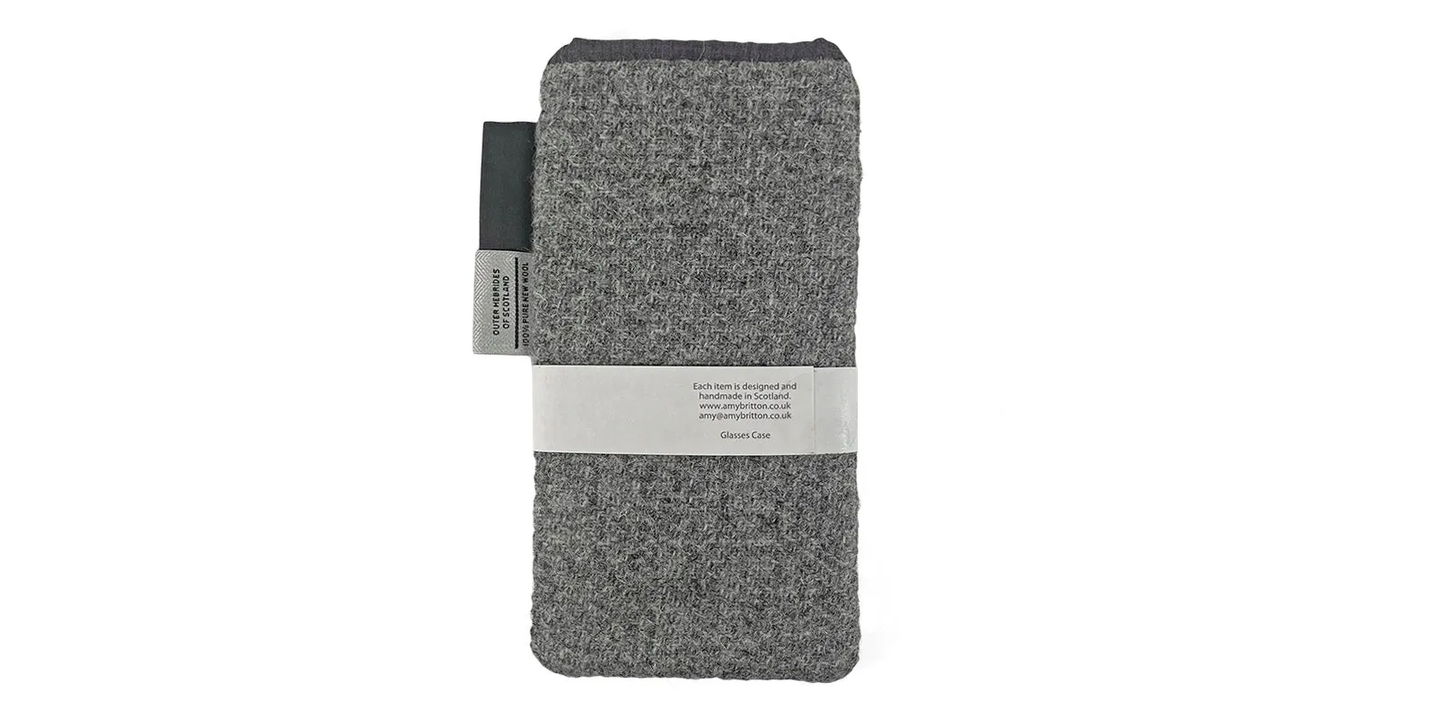 Amy Britton Highland Harris Tweed Bright Pink Plaid Soft Case
