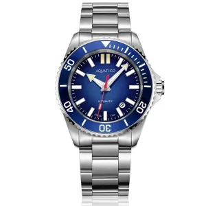 Aquatico Super Ocean Blue Dial (SWISS MADE Sellita sw200-1) T100 tritium watch