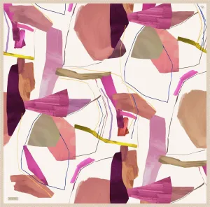 Armine Abstract Harmony Silk Scarf #35