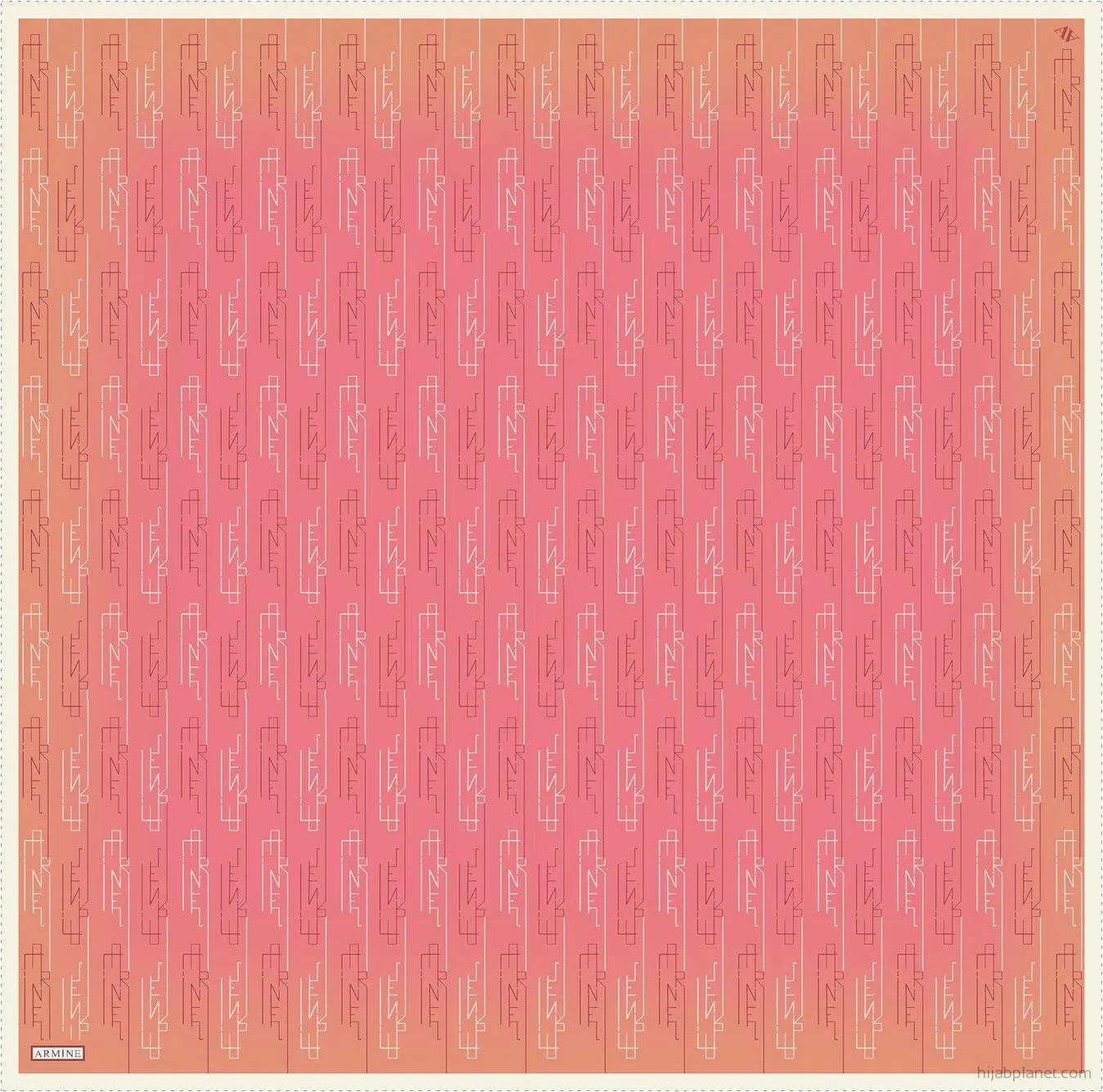 Armine Pisces Abstract Silk Scarf #81