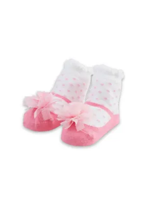 Baby Pink Puff Socks