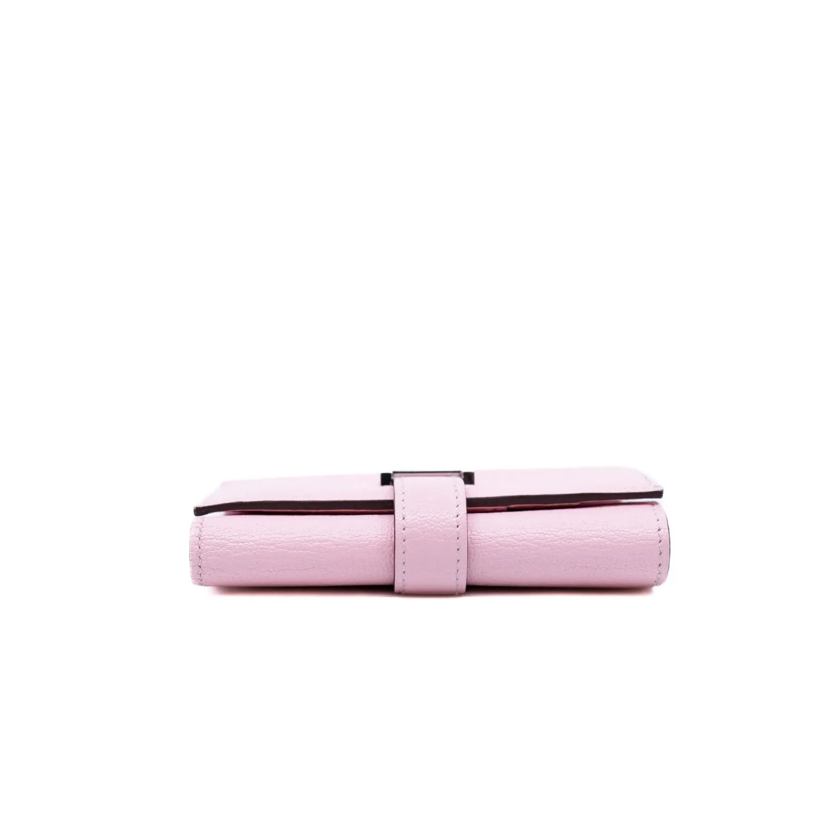 Bearn  tri-fold compact wallet in goat sakura  phw Z stamp