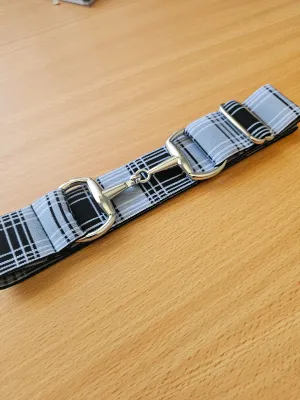 Beci Snaffle Belt - Grey/black Tart