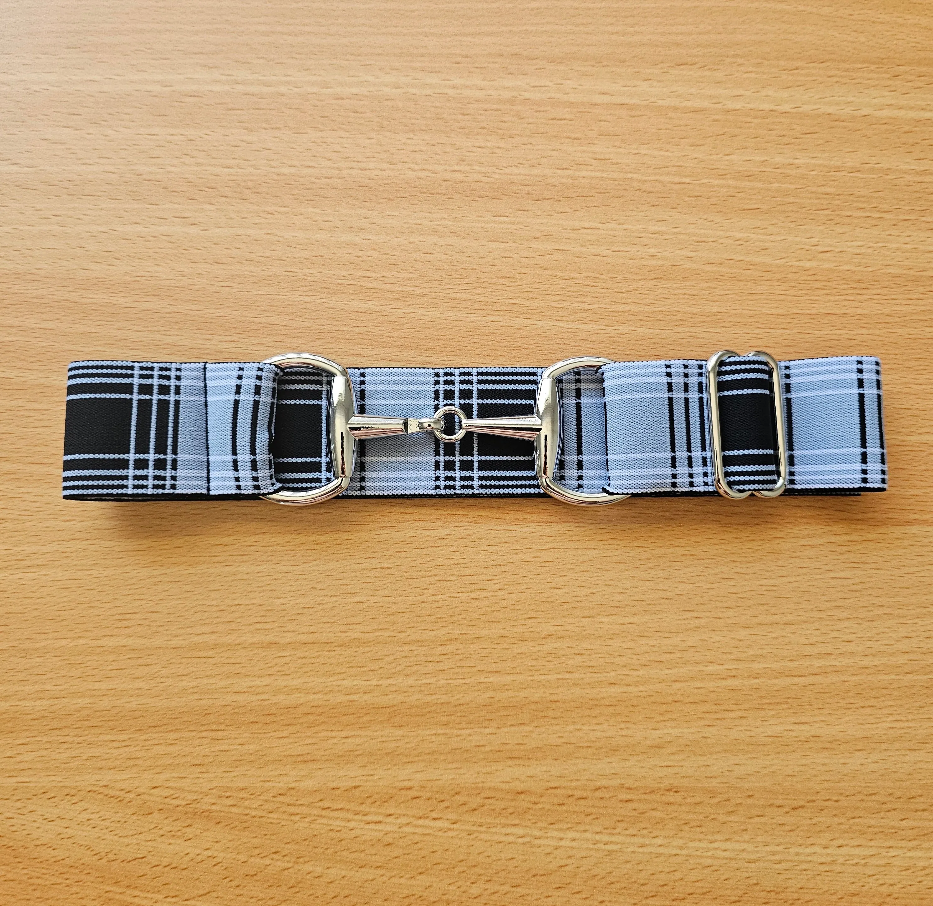 Beci Snaffle Belt - Grey/black Tart