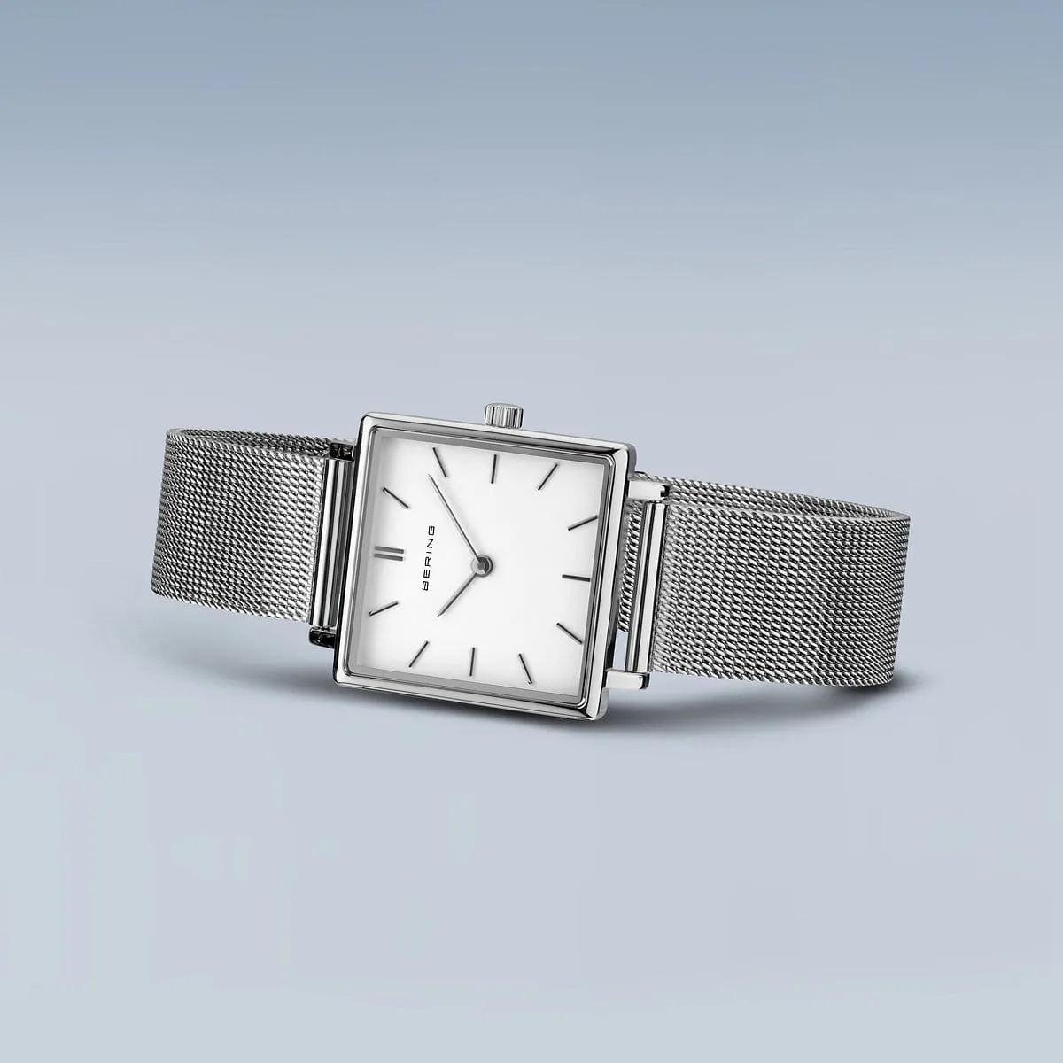Bering Ladies Steel Square Classic Watch