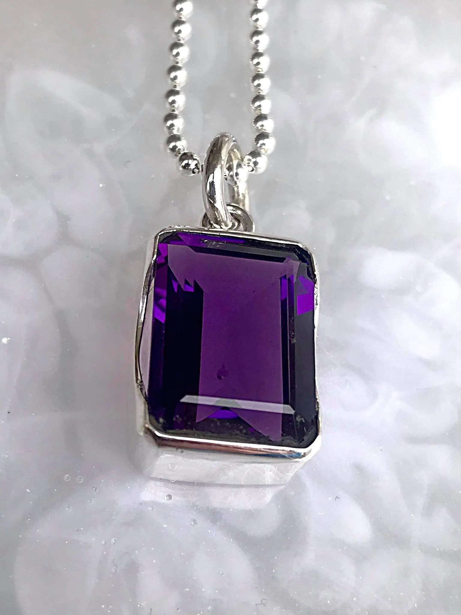 Bold Amethyst Pendant