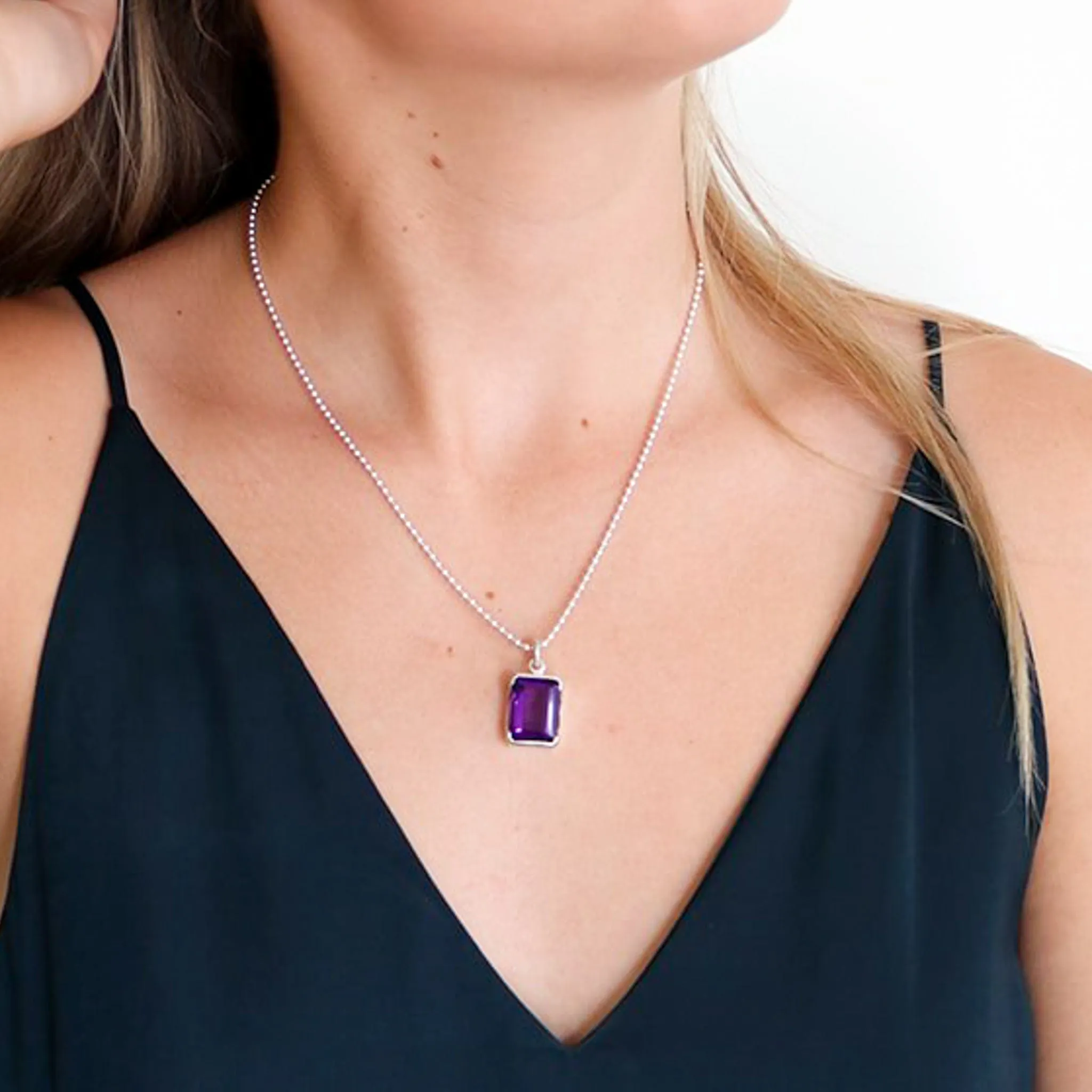 Bold Amethyst Pendant