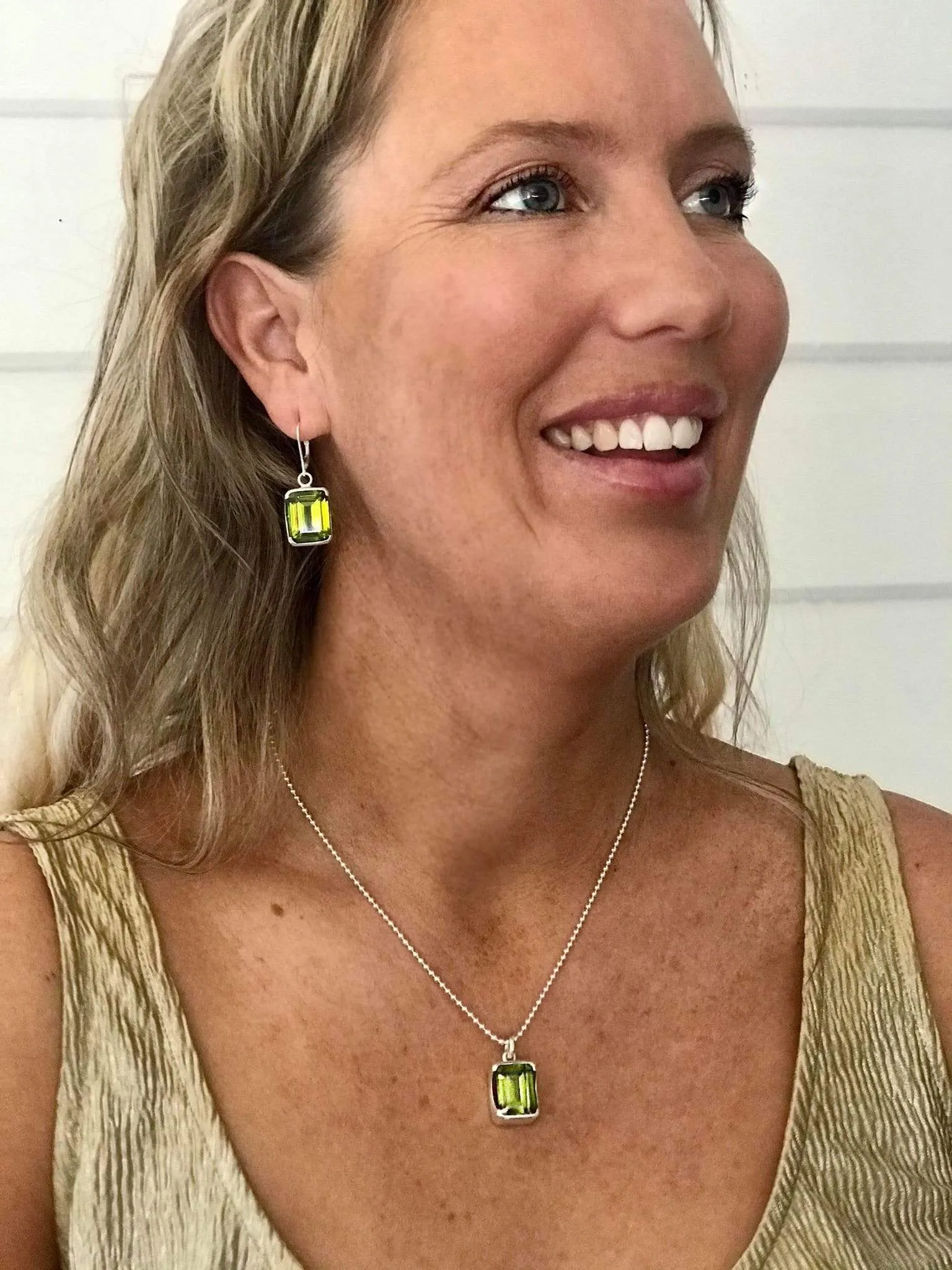 Bold Peridot Pendant