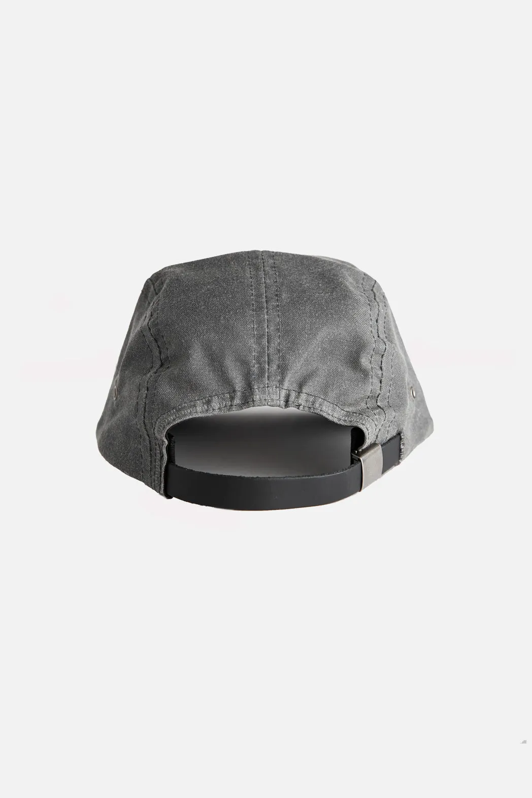 Camper Waxed 5 Panel Cap / Charcoal