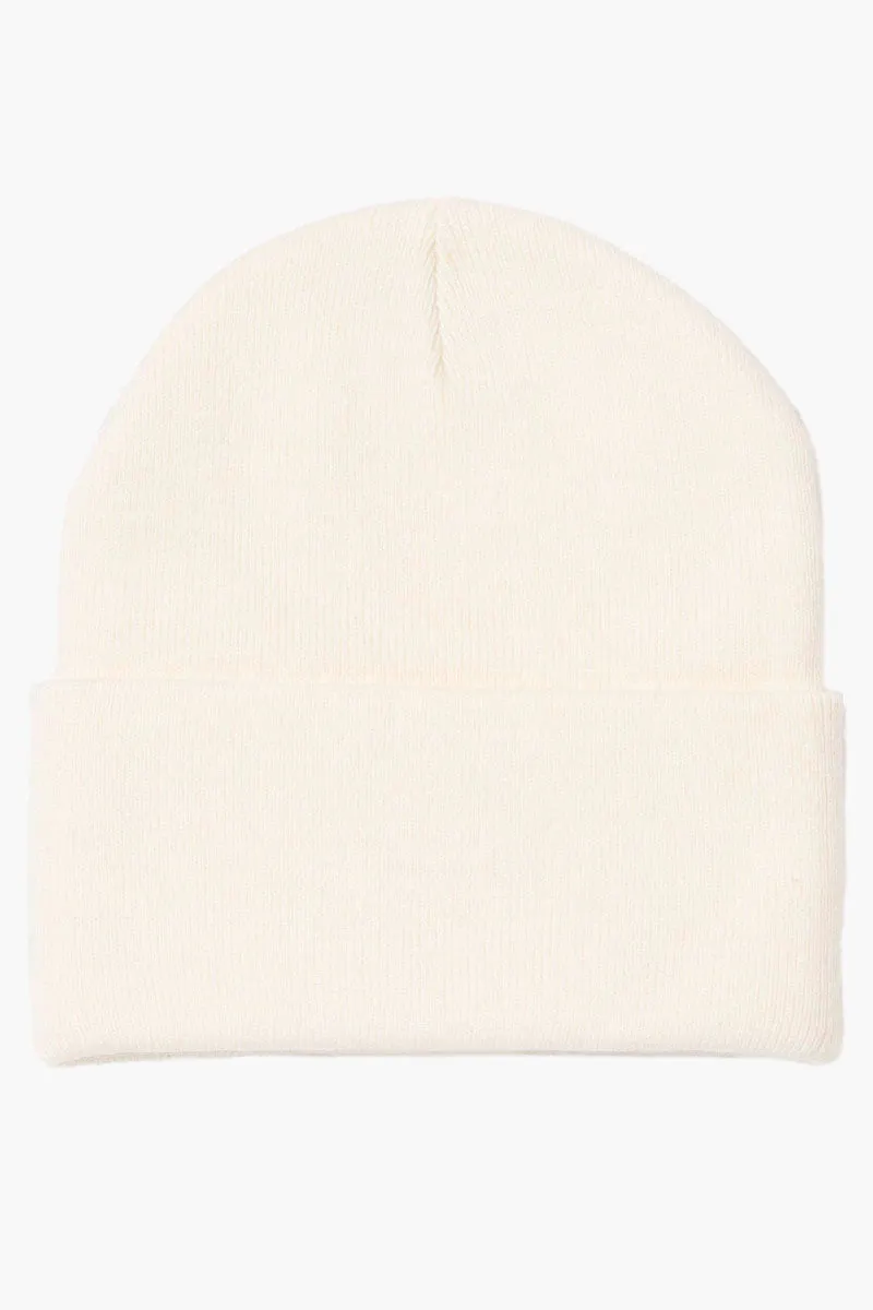 Canada Weather Gear Basic Cuffed Hat - Cream
