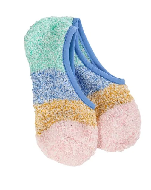 Cozy Colorblock Footsie Socks