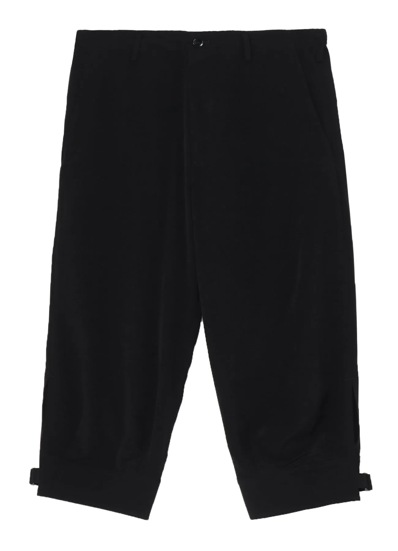 CREPE DE CHINE HEM BELT PANTS