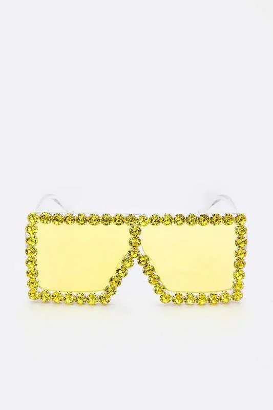 Crystal Iconic Shield Inspired Square Statement