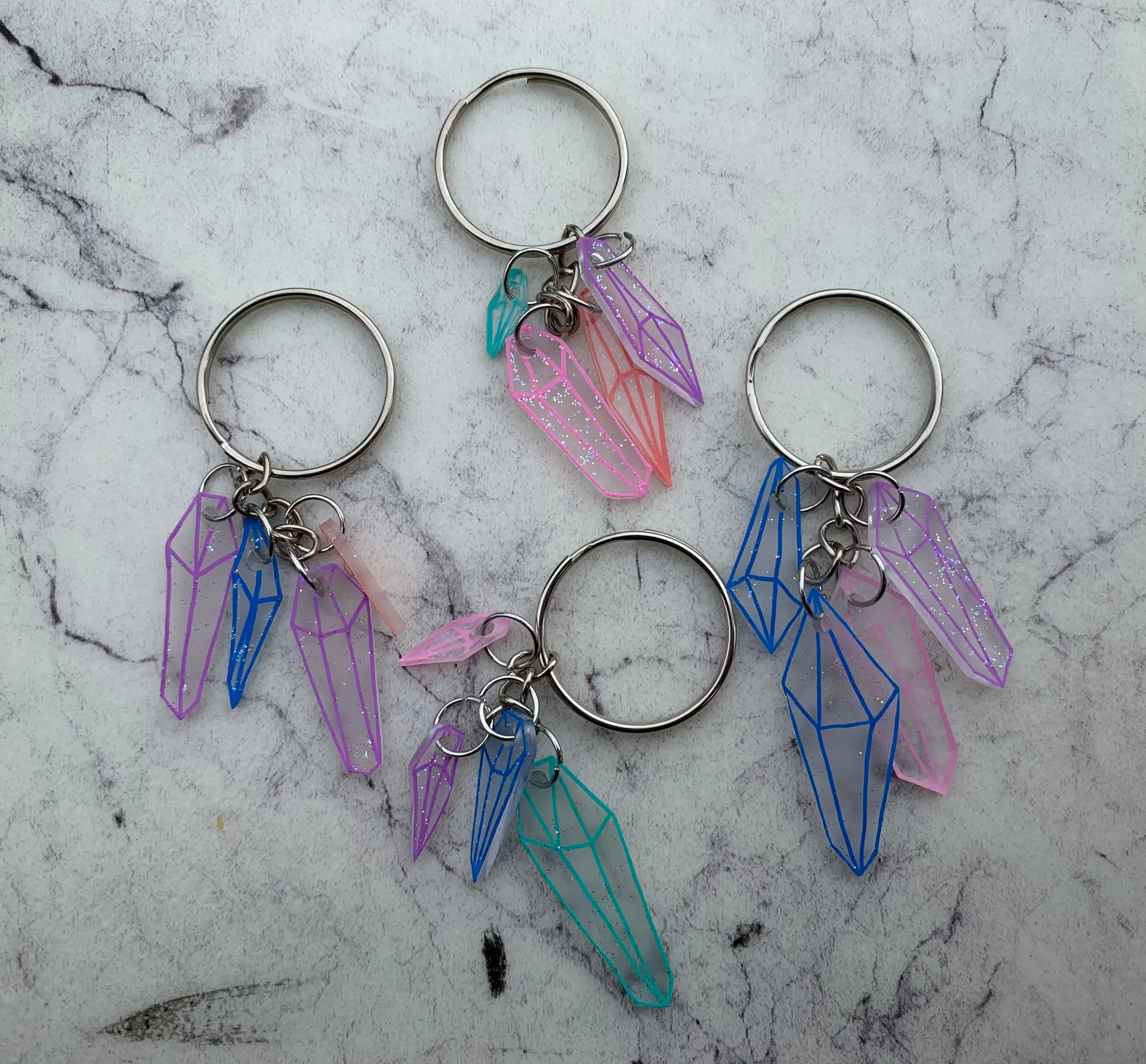 Crystals Keychain