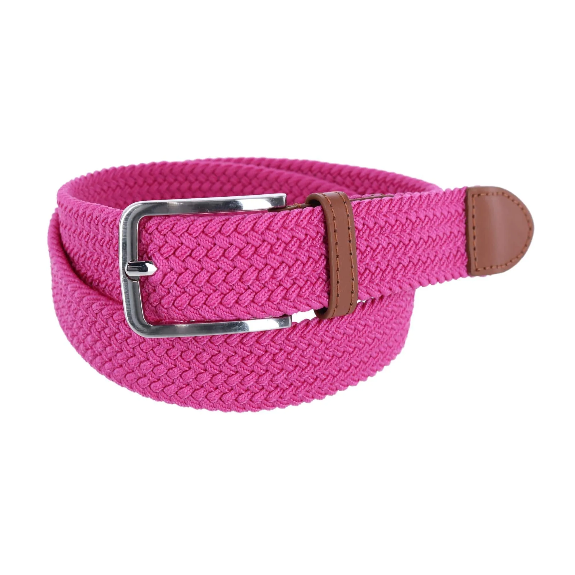 CTM® Men's Stretch Braided Woven Belt