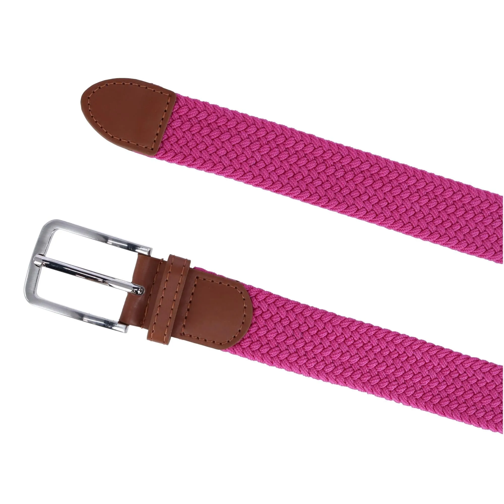 CTM® Men's Stretch Braided Woven Belt