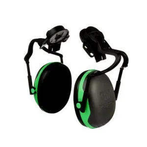 Earmuffs - 3M PELTOR X Series Earmuff, Full Brim Hard Hat Attached, Electrically Insulated, (Case of 10 pairs), X1P51E