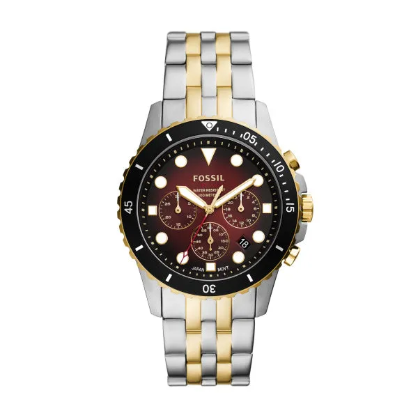 Fossil FS5881 FB-01 2 Tone Stainless Steel Strap Men Watches