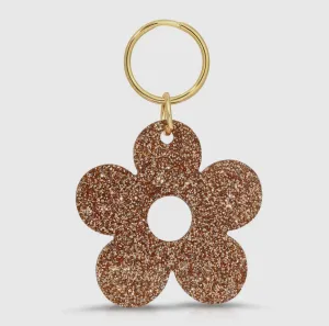 Glitter Keychain - Flower