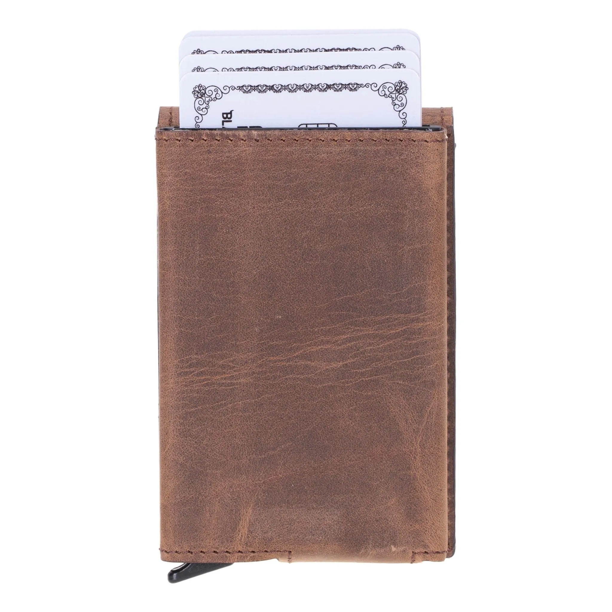 Grant Card Holder Wallet, Distressed Coffee
