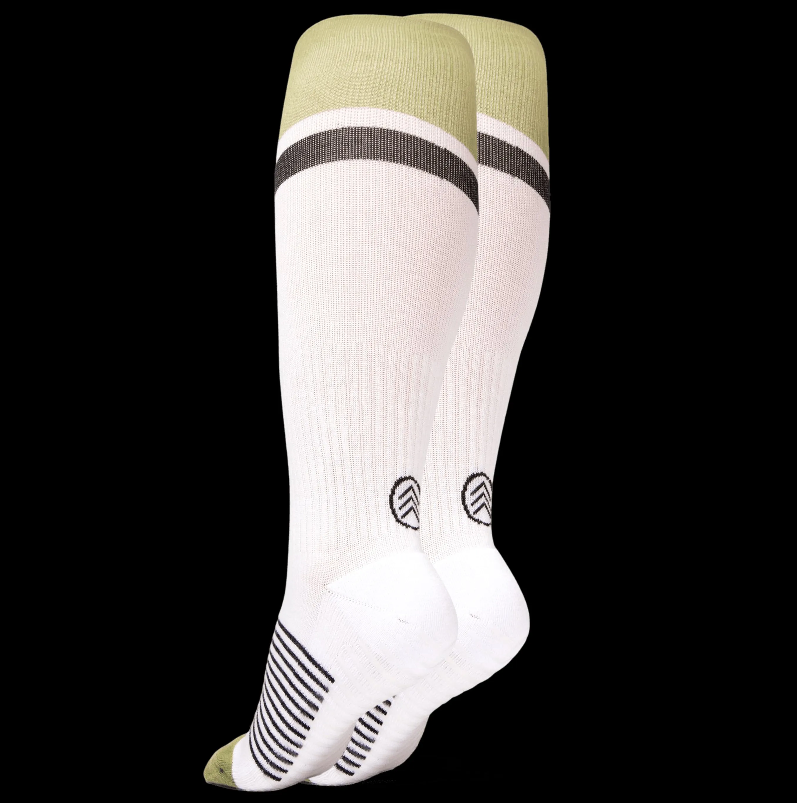 Gripjoy Men's Extended Size Compression Socks with Grips (Pack of 2)