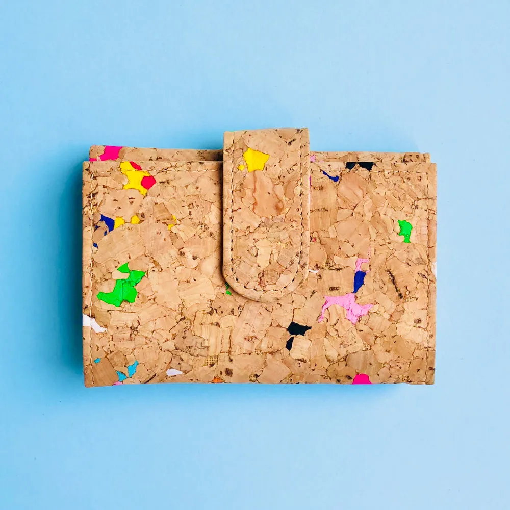 Kate Small Cork Wallet in Vivid