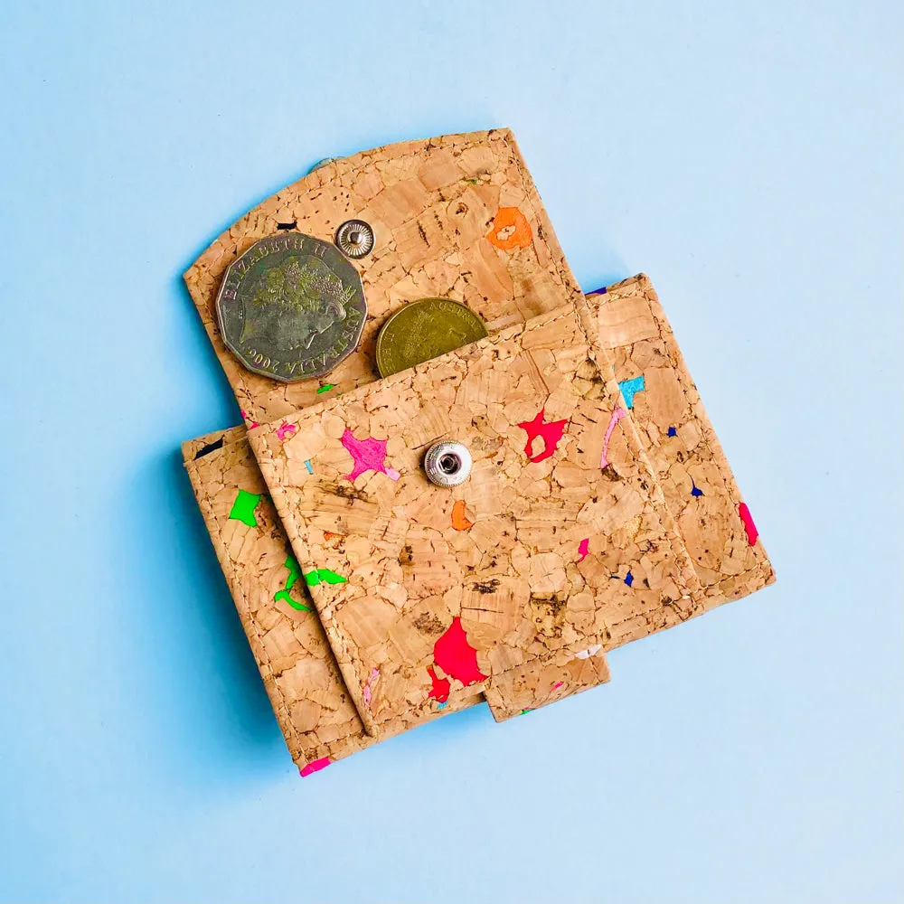 Kate Small Cork Wallet in Vivid