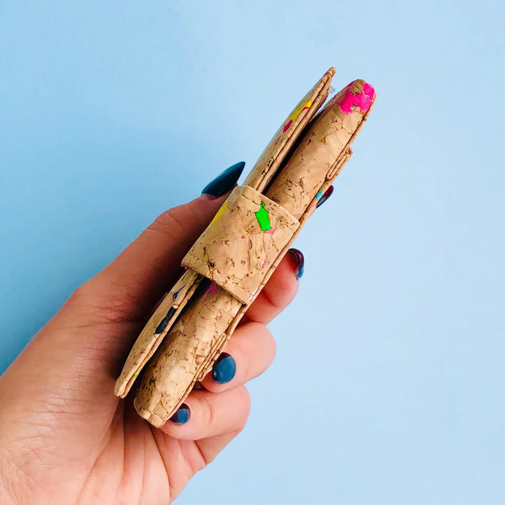 Kate Small Cork Wallet in Vivid