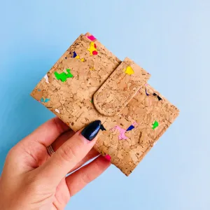 Kate Small Cork Wallet in Vivid