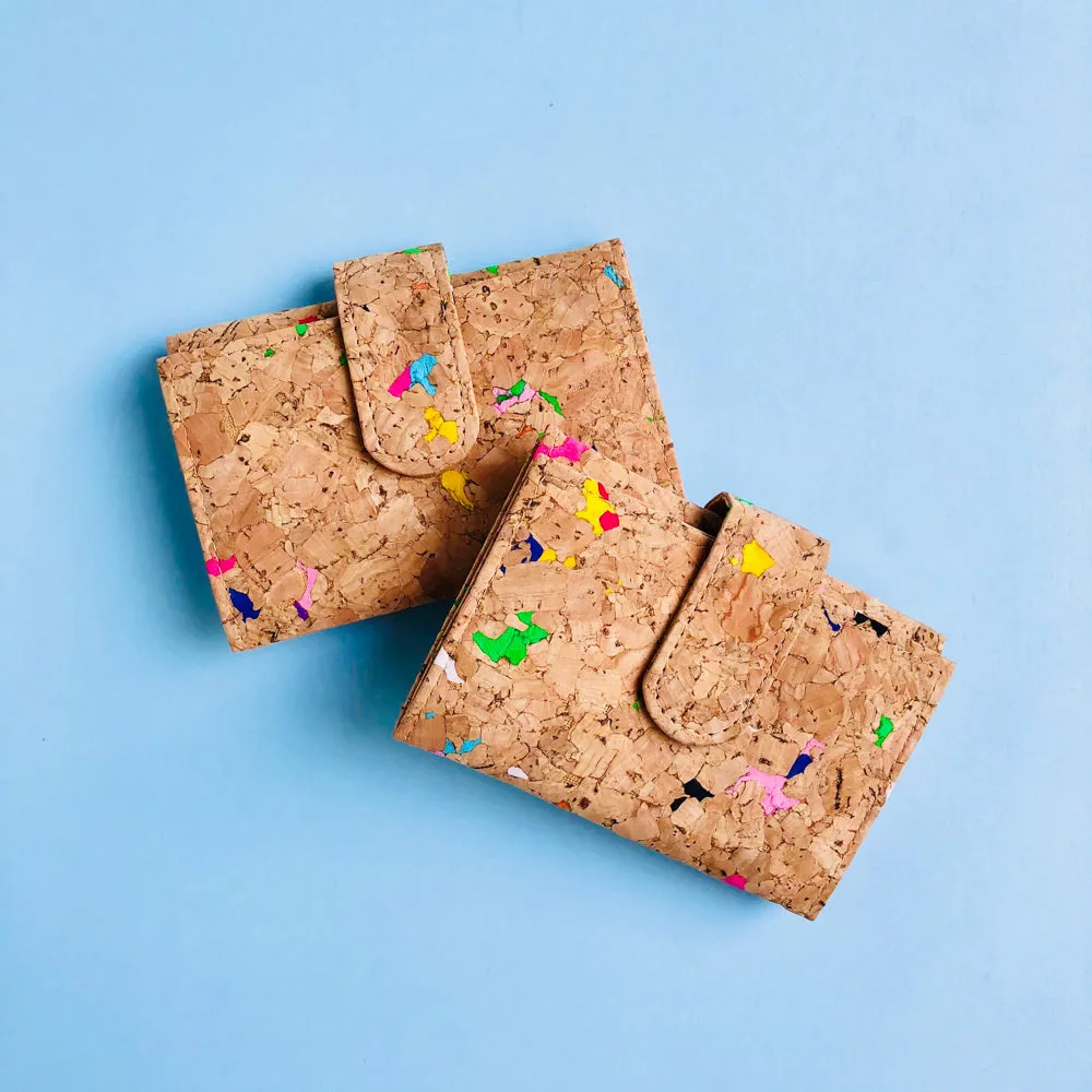 Kate Small Cork Wallet in Vivid