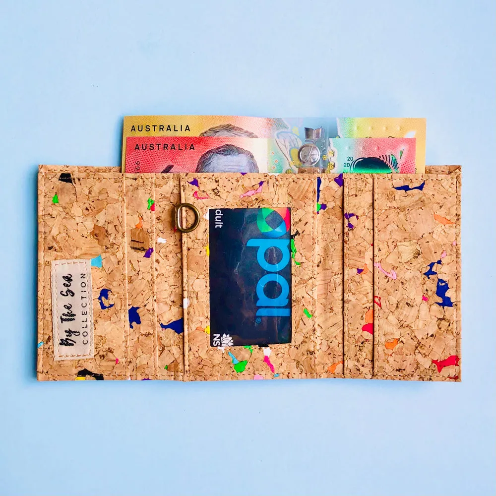 Kate Small Cork Wallet in Vivid