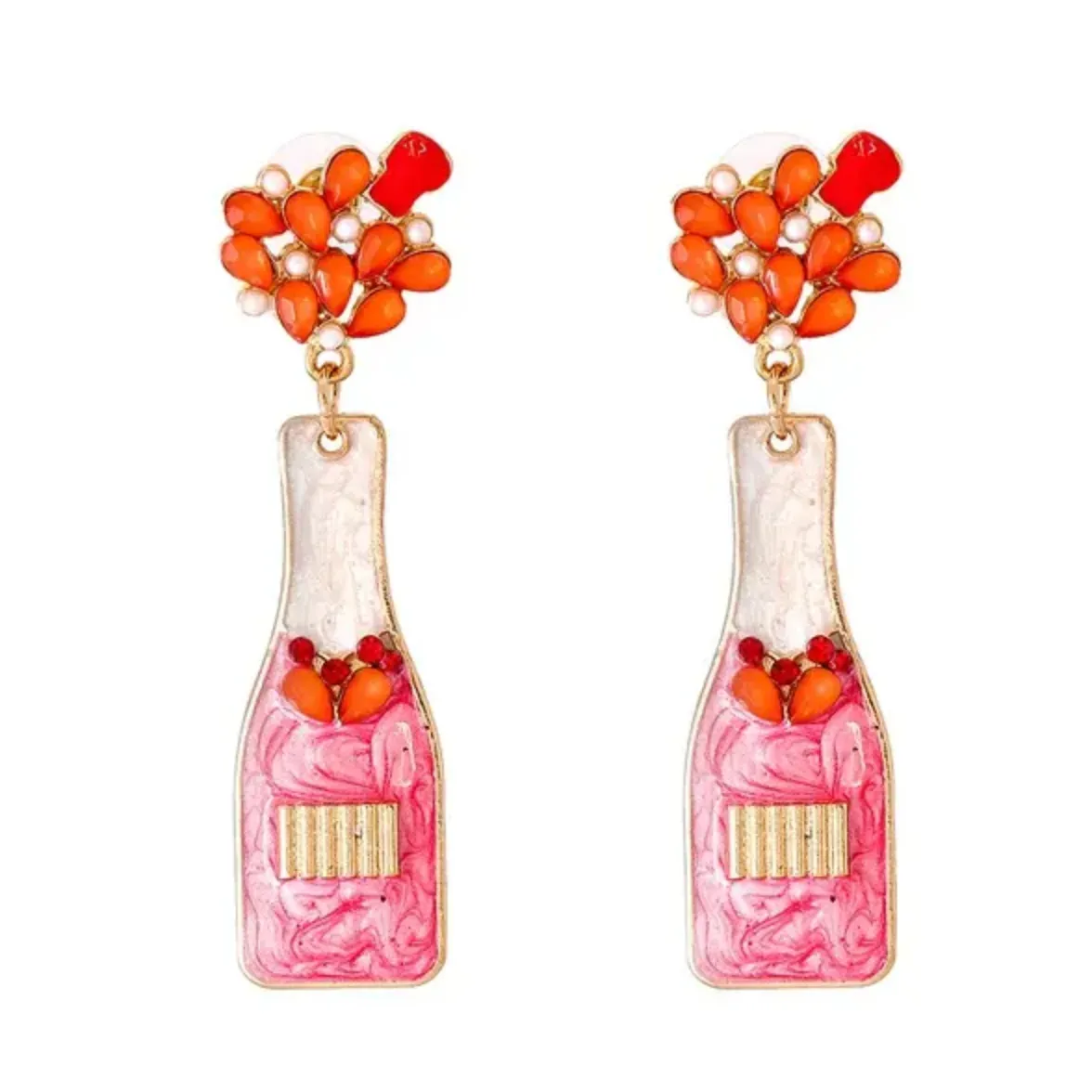 KIKI CHAMPAGNE POP EARRINGS