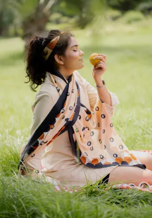 Lotus Garden Silk Stole