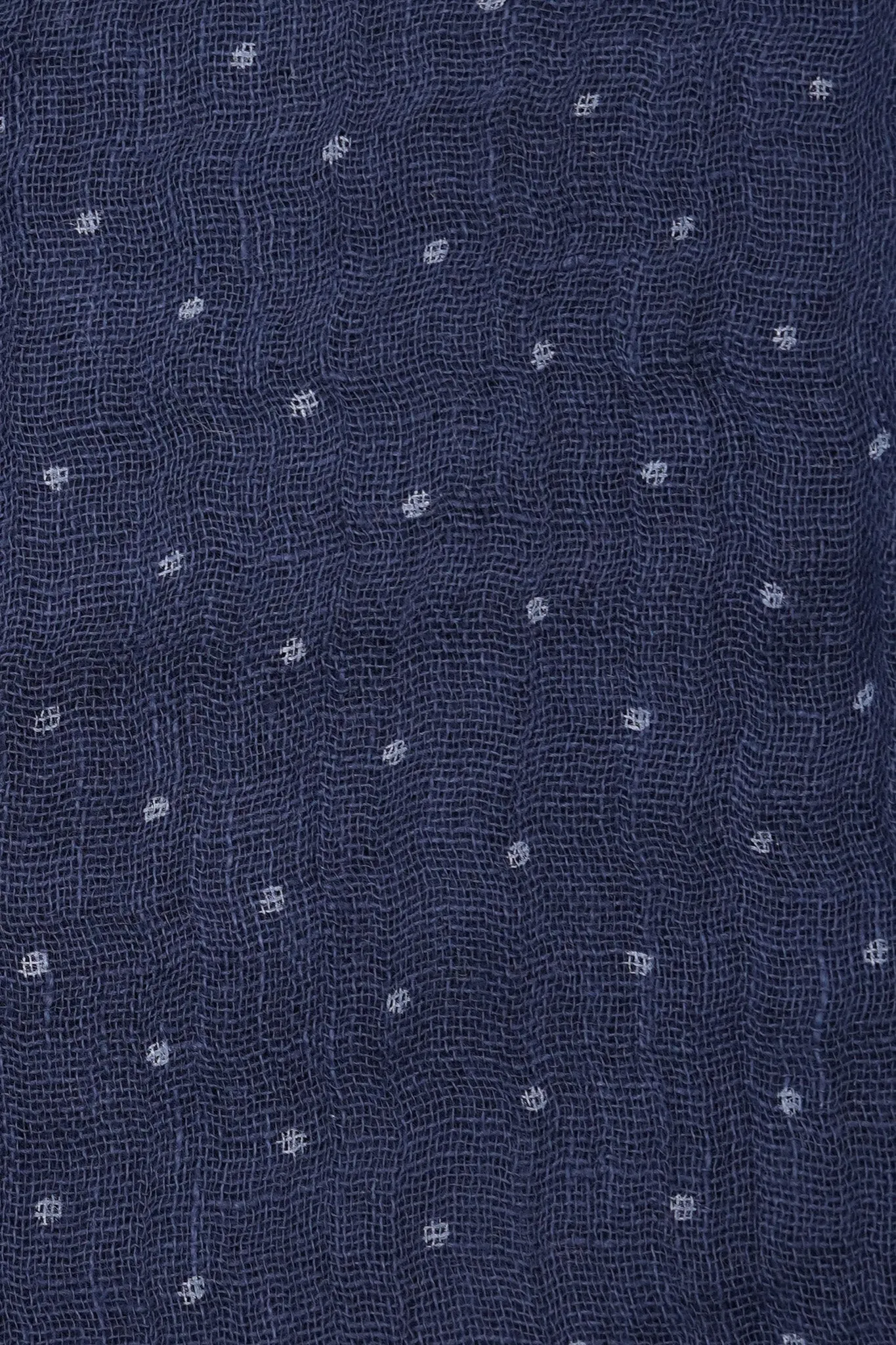 Navy Dot Neck Scarf
