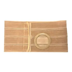 Nu-Hope Nu-Form™ Support Belt, 2-7/8" x 3-3/8" Stoma, 7" Wide, Left, 1-1/2" From Bottom, Prolapse Strap, XL (41" to 47" Waist), Beige