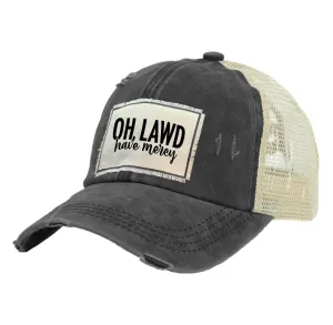 Oh Lawd Have Mercy - Vintage Distressed Trucker Adult Hat