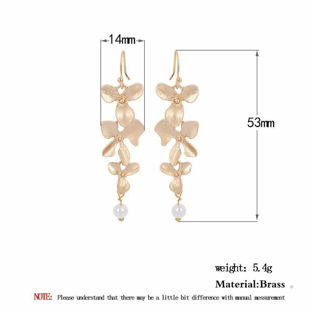 Orchid drop Earrings