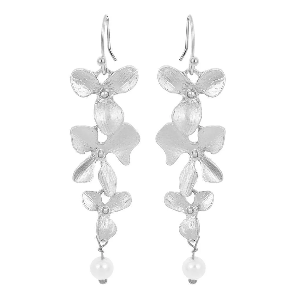 Orchid drop Earrings