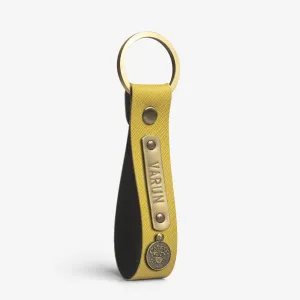 Personalized Keychain - Chrome Yellow
