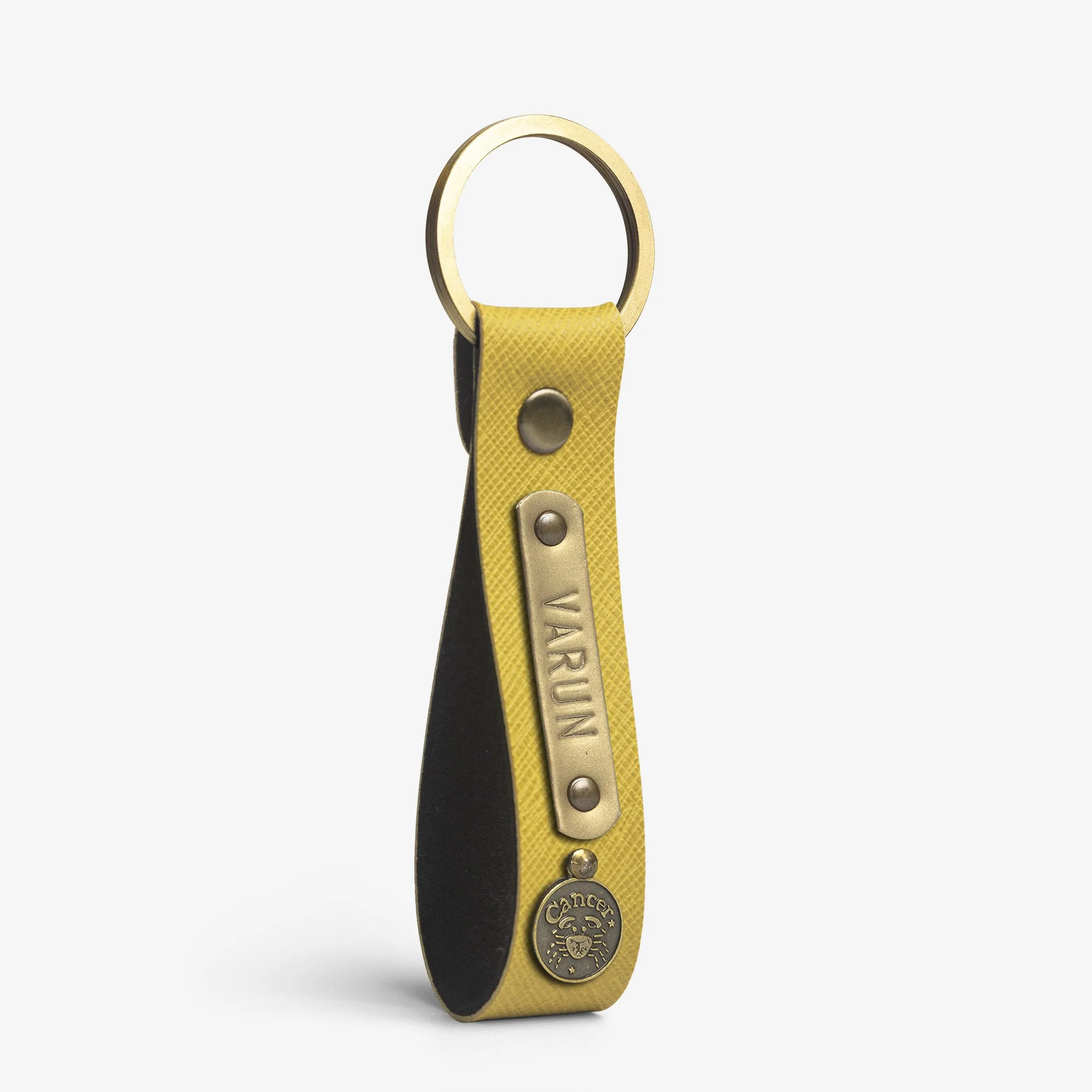 Personalized Keychain - Chrome Yellow