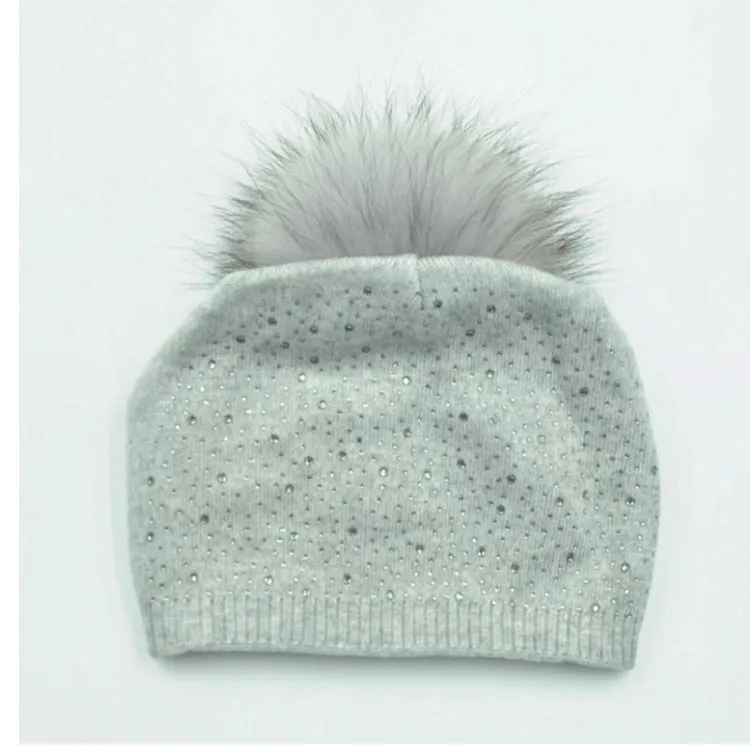 PNYC SWAROVKI CRYSTAL SLOUCHIE BEANIE