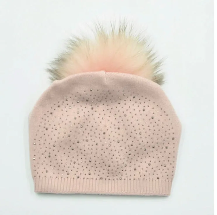 PNYC SWAROVKI CRYSTAL SLOUCHIE BEANIE