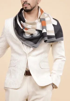 Reversed Bugs Men Silk Scarf