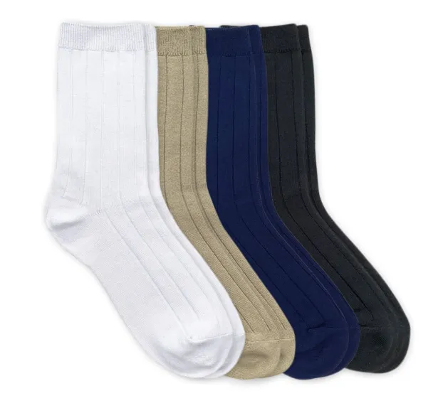 Rib Crew Socks