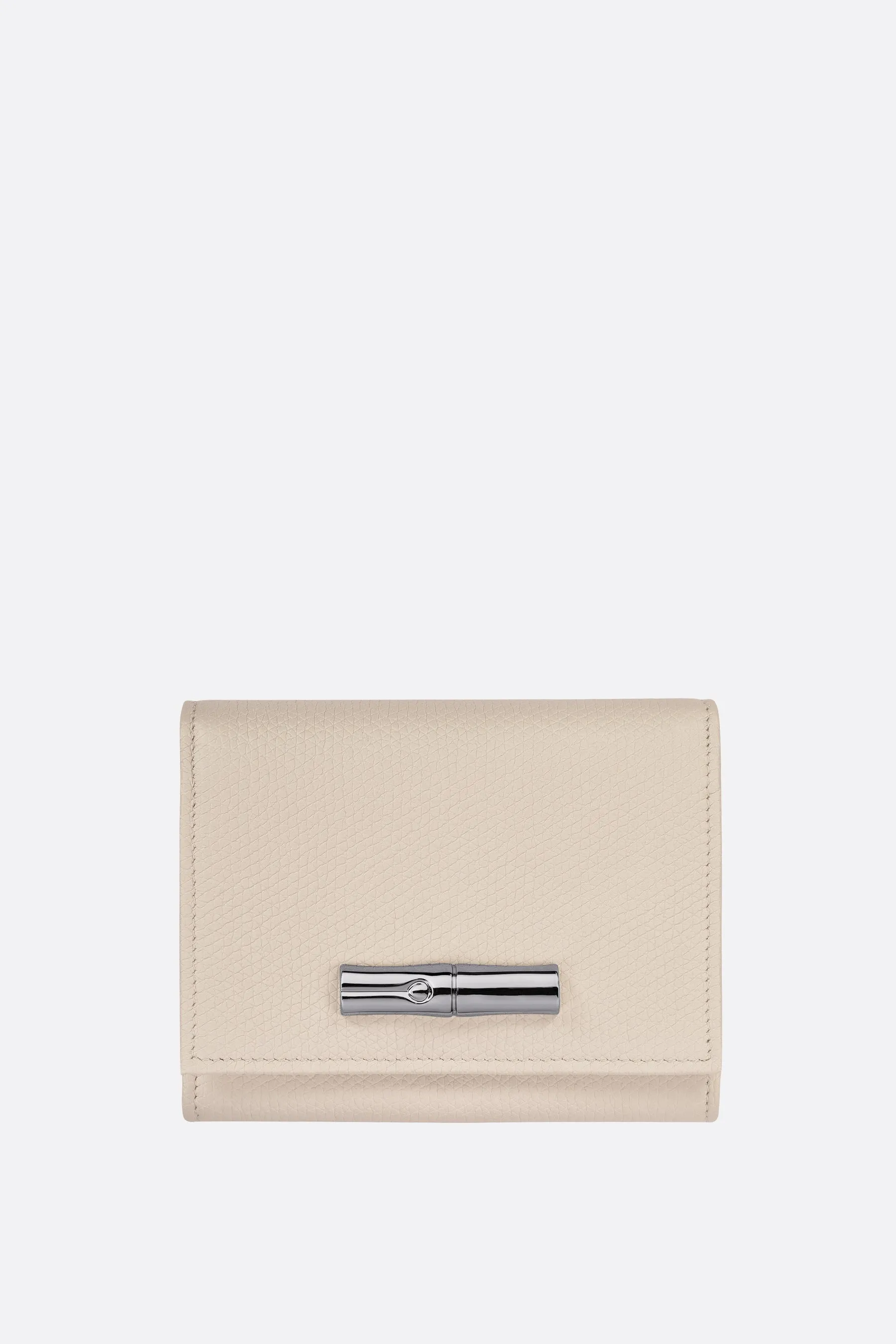 Roseau Pattern Cowhide Leather Wallet