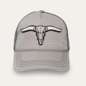 Stetson | Buffalo Horns Trucker Cap | Grey