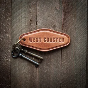 Sugarhouse Leather - West Coaster Leather Keychain Motel Style
