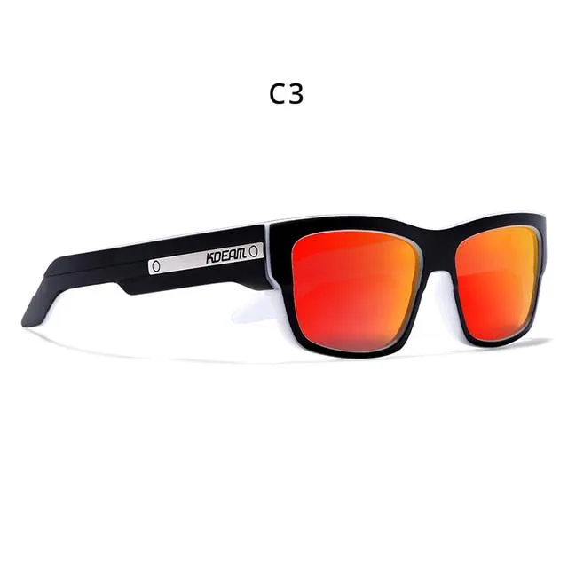 Unisex Hinges CE Polarized UV Protection Sports Fishing Driving Sunglasses